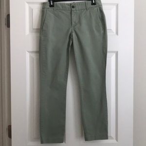 J.Crew olive green Chino pants (item 021)